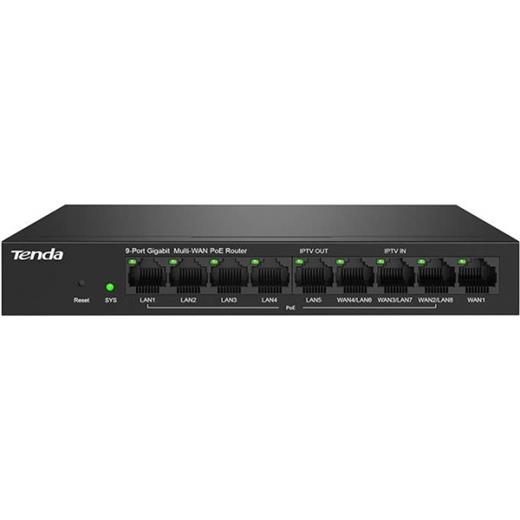 Tenda ROU G0-8G-PoE 9 Port PoE Router - G0-8G-POE