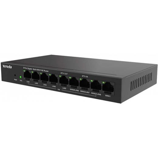 Tenda ROU G0-8G-PoE 9 Port PoE Router - G0-8G-POE