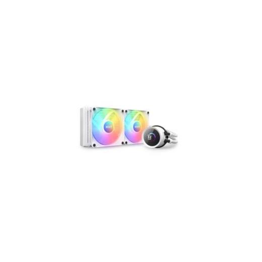 NZXT Kraken 240 Beyaz RGB AIO LCD Display 240mm Sıvı Soğutucu - RL-KR240-W1