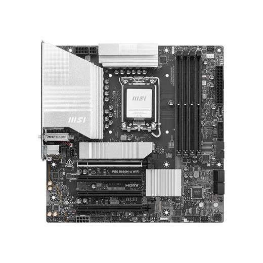 MSI MB PRO B860M-A WIFI SOKET 1851 DDR5 8600MHZ(OC) 3xM.2 1x TB4 HDMI DISPLAY 5G LAN WIFI 7 mATX