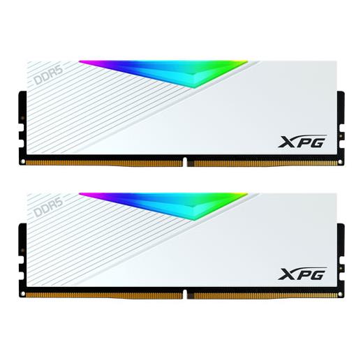 XPG Lancer Beyaz RGB DDR5-6400Mhz CL32 32GB (2x16GB) Dual Kit (32-39-39) 1.40V AX5U6400C3216G-DCLARWH