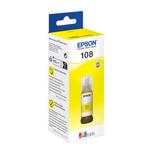 Epson 108 T09C4  Yellow Sarı Şişe Mürekkep T09C44A L18050-L8050