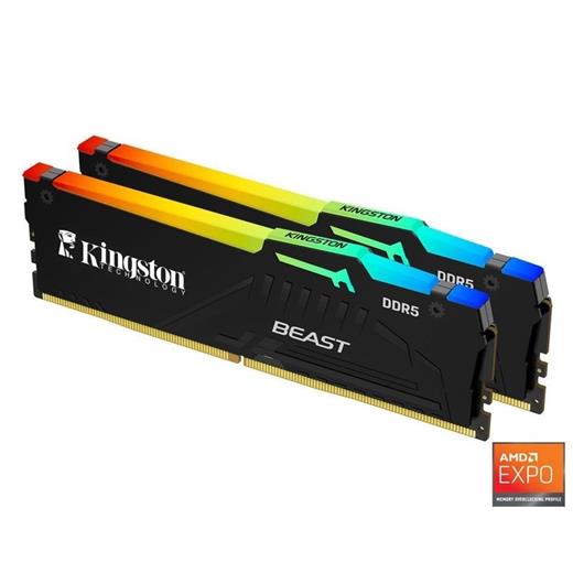 Kingston KF564C32BBEAK2-32TR 32GB (2x16) 6400 Mhz DDR5 CL32 DIMM Beast RGB EXPO Turkey