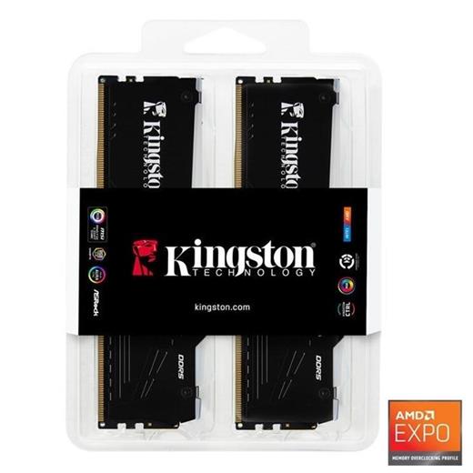 Kingston KF564C32BBEAK2-32TR 32GB (2x16) 6400 Mhz DDR5 CL32 DIMM Beast RGB EXPO Turkey