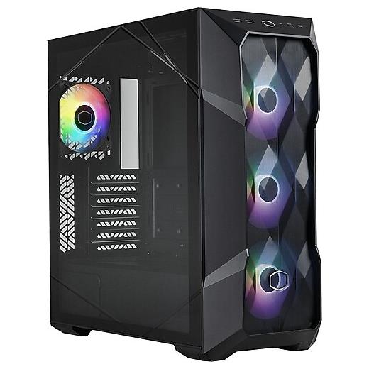 CM MasterBox TD500 V2 TG Siyah 850W 80+ Gold ARGB 4x12cm Fanlı, Kristal Mesh Panel MidTower Kasa TD500V2-KGNN85-STU