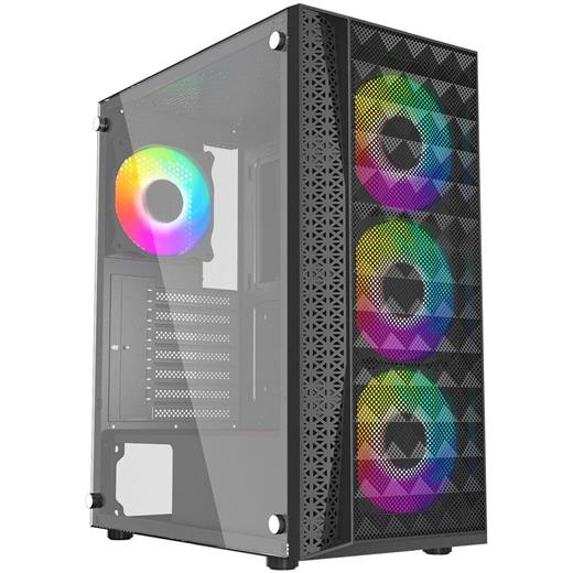 GameBooster GB-G2616B USB3.0 Mesh Panel Siyah kasa (PSU Yok) 2616-M