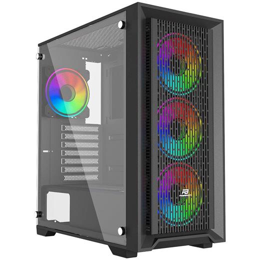PowerBoost PB-P705B 650w 80+ Bronze USB 3.0 Mesh ARGB Fanlı Gaming Siyah Kasa I705