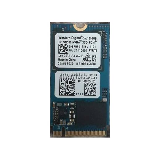 WD 256GB SN530 SDBPMPZ-256G  PCI-EXPRESS 3.0 M.2 SSD (2242)
