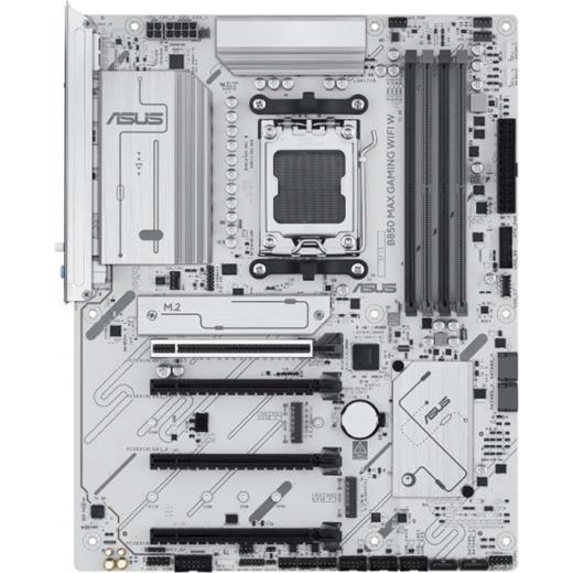 ASUS B850 MAX GAMING WIFI W AMD B850 AM5 DDR5 8000 DP HDMI 3X M2 USB3.2 WİFİ 6E + BT AURA RGB 2.5GBİT LAN ATX 256GB’A KADAR RAM DESTEĞİ, 8+2+1 GÜÇ AŞA