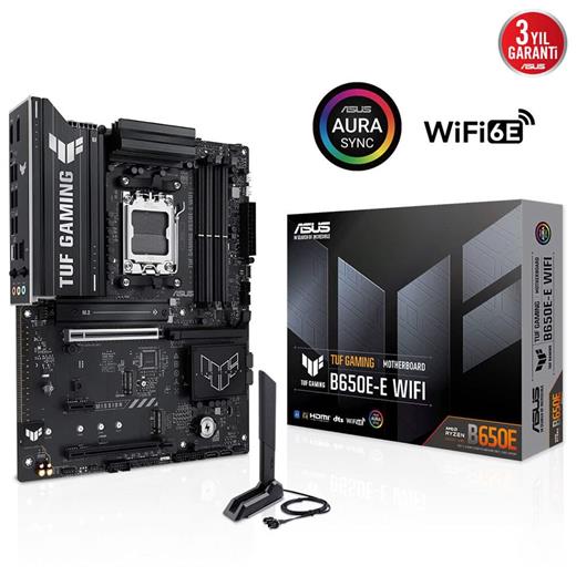 ASUS TUF GAMİNG B650E-E Wİ-Fİ AMD AM5 DDR5 ATX ANAKART