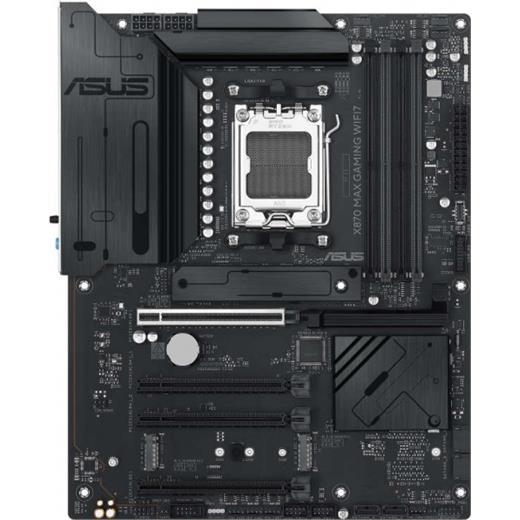 ASUS X870 MAX GAMING WIFI7 AMD X870 AM5 DDR5 8000 HDMI 2XUSB4 3X M2 USB3.2 WİFİ 7 + BT AURA RGB 5GBİT LAN ATX 12+2+1 GÜÇ AŞAMALARI, ÇİFT USB4, 3XM.2 S