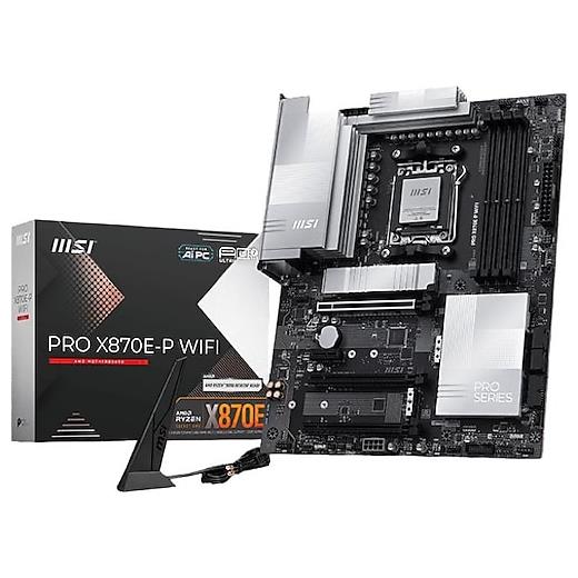 MSI PRO X870E-P WIFI AM5 DDR5 8200MHZ(OC) 3X M.2  USB4 GBPS HDMI 5G LAN WIFI 7 RGB ATX