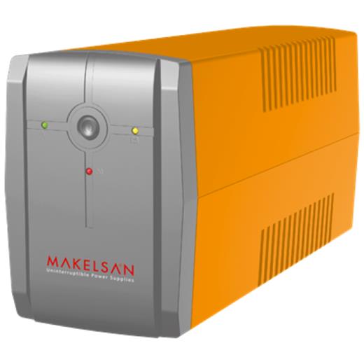 MAKELSAN LION 650VA (1X7AH) 5-10DK LİNE İNTERAKTİF KESİNTİSİZ GÜÇ KAYNAĞI - MU00650L11EA005