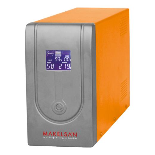 MAKELSAN LION 2200VA (2X9AH) 5DK LİNE İNTERAKTİF KESİNTİSİZ GÜÇ KAYNAĞI - MU02000L11EA005