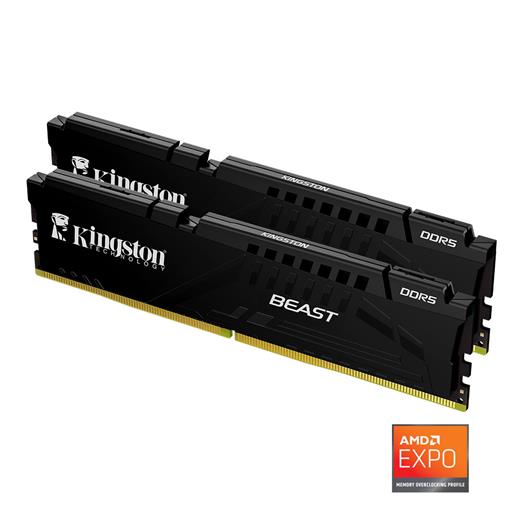 Kingston KF560C30BBEK2-32TR 32GB 6000MT/s DDR5 CL30 DIMM 2x16 Gb Beast Black EXPO Turkey