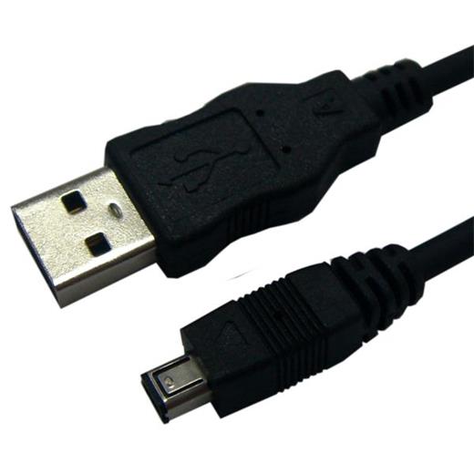 LogiLink CU0018 Mini USB Kablo, Hirose USB 2.0 (Type A), 2.0m A-Erkek to B-Mini Erkek, 4-pin, HIROSE, 2,0m