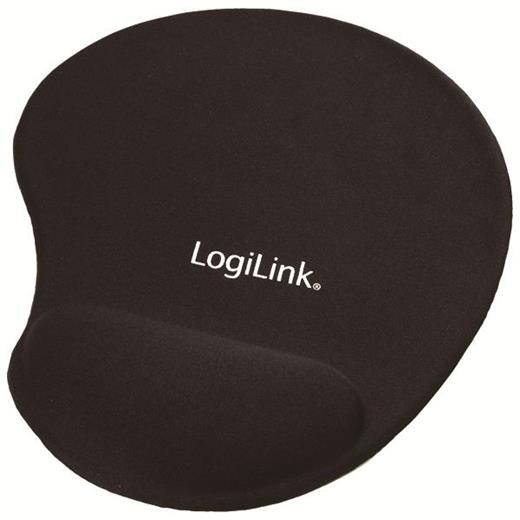 LogiLink ID0027 Bilek Destekli Jel Mouse Pad, Siyah