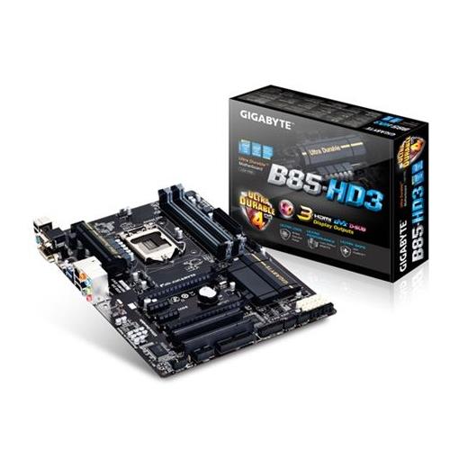 Gigabyte B85-HD3 Intel 1150P DDR3 S+V+GL ATX