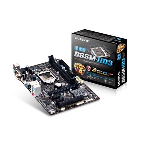 Gigabyte B85M-HD3 Intel 1150P DDR3 S+V+GL mATX