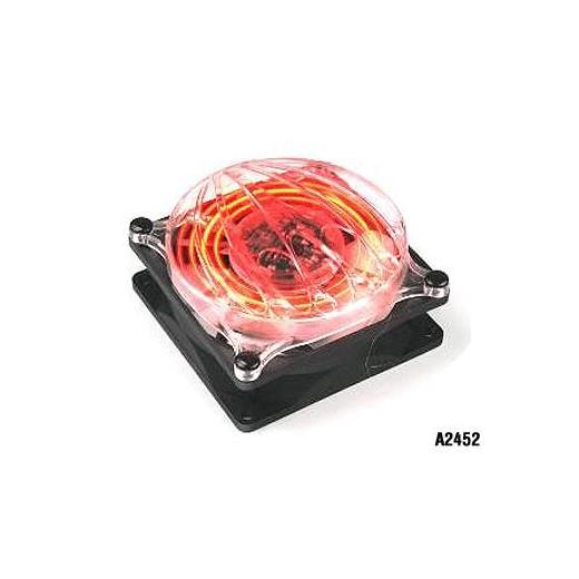 Thermaltake Cyclo 80mm Efektli Kırmızı Ledli Kasa Fanı A2452
