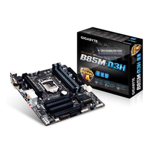 GA-B85M-D3H H81 4DDR3 1150p 16X VGA+Hdmi+Dvi