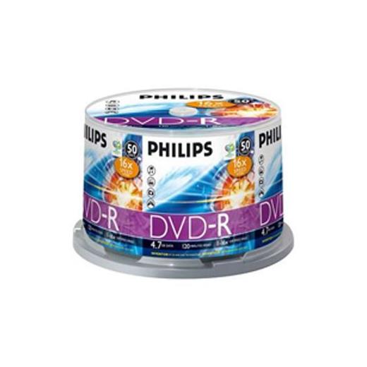 Philips Dvd-R 16x 4,7Gb 50Li Cake Box