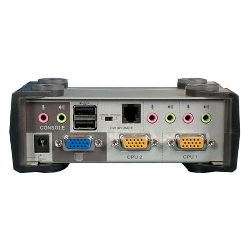 ATEN-CS1732B 2 port’lu USB KVM (Keyboard/Video Monitor/Mouse) Switch, Mikrofon ve Hoparlör bağlantısı mevcut + 2 port'lu USB (2.0) Hub, Masaüstü Tip, KVM bağlantı kablosu ürün beraberinde gelmektedir