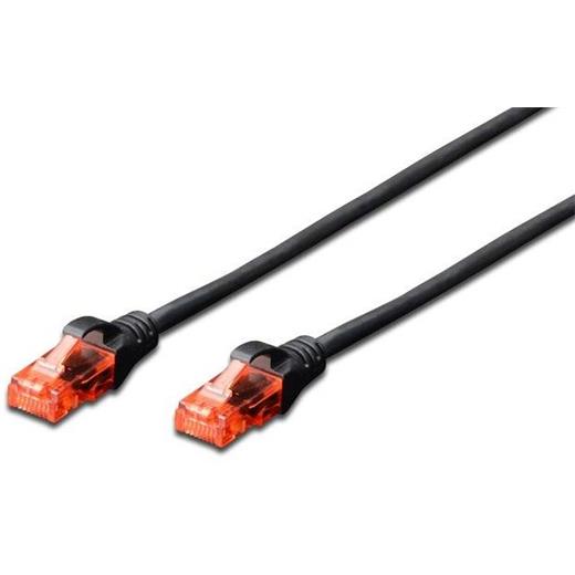 DK-1614-050/BL Digitus Patch Kablo, U-UTP, CAT. 6, AWG 26/7, 5 metre, siyah renk