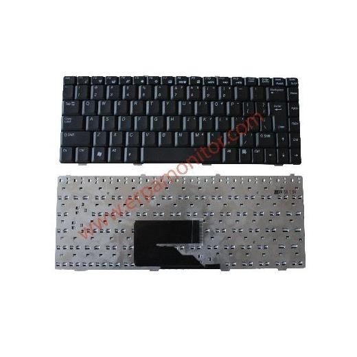 ERK-FS43 - Fıjitsu Siemens Amilo Pro V2030, V2035, V2055, V3515, Averatec 2100, 2150, Msi, S250, S260, S270 Serisi İngilizce Notebook Klavye