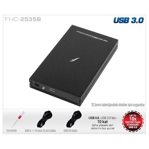 Frisby FHC-2535B 2.5 SATA USB 3.0 HDD KUTUSU