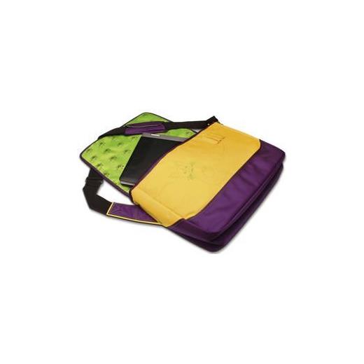 DA-10603 Digitus Günlük Kullanım İçin Uygun Marrakech Markets Notebook Taşıma Çantası, Mor/Yumurta Sarısı Renk, 42 x 31 x 12 cm (Maksimum 15,4" notebook ölçüsü için uygun)