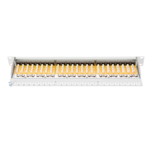 DN-91624S Digitus 19 Inch 24 port CAT-6 FTP Patch Panel, Zırhlı