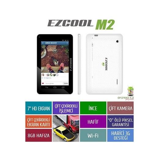 Ezcool M2 512Mb 8Gb 7¨ Tablet Beyaz