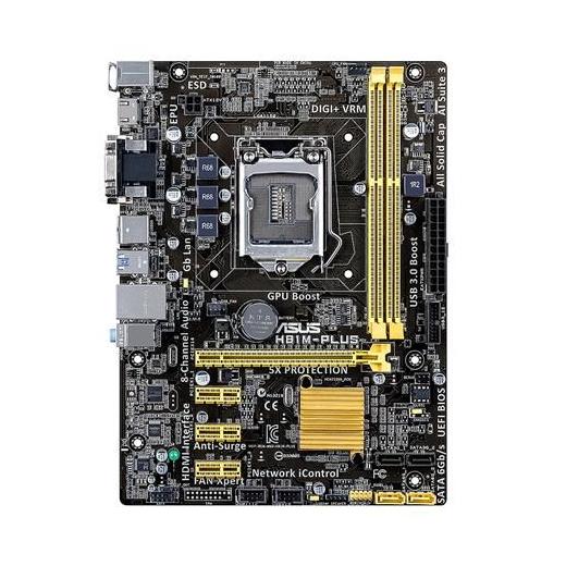 Asus H81M-Plus 1150 Vga Dvi Hdmi