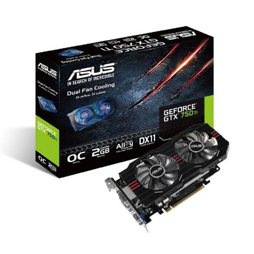 Asus GTX750TI OC 2GB GDDR5 128Bit Vga 2Dvi Hdmi