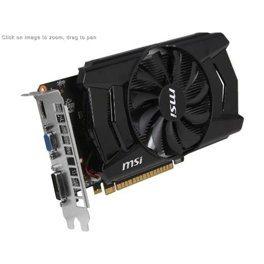 Msi N750Ti TF 2GD5/OC Gaming, GTX 750 Ti, 2 GB, GDDR5, 128 Bit, Ekran Kartı
