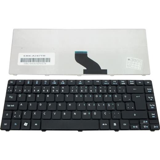 ERK-A247TR - Acer Aspire-5935-5935G-5940-5940G-5942-5942G- Serisi Türkçe Notebook Klavye Siyah