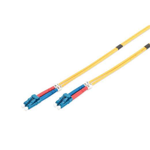 DK-2933-02 Digitus LC-LC Fiber Optik Patch Kablo, 2 metre, Singlemode, Duplex, 09/125   