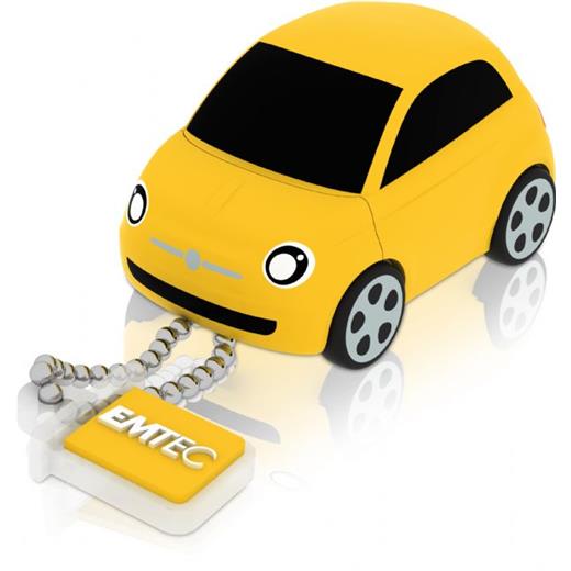 Emtec F100 Fiat 500 Sarı 8GB USB2.0