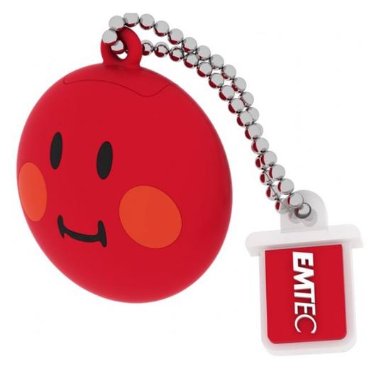 Emtec SW102 8GB USB Bellek Smiley Red