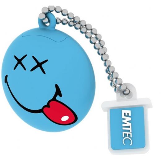 Emtec SW103 8GB USB Bellek Smiley Blue