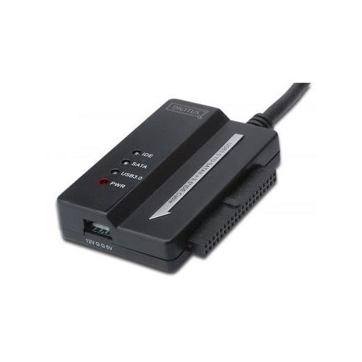 DA-70325 Digitus USB 3.0 <-> IDE ve Serial ATA I (SATA I) Adaptörü, Güç Adaptörlü