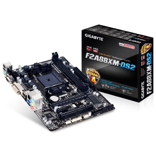 Gigabyte F2A88XM-DS2 AMD FM2+ DDR3 S+V+GL mATX