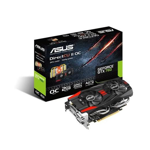 Asus GTX760-DC2OC-2GD5 (256Bit) 2GB GDDR5 Dvi Hdmi DP