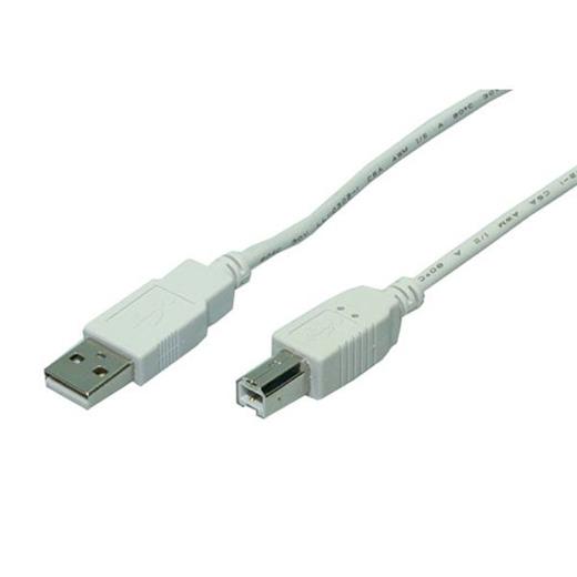 LogiLink CU0008 USB 2.0 Kablo, 3m USB 2.0, 2x Erkek, Gri, 3,0m