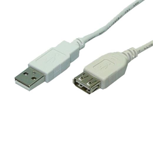 ZZogiLink CU0010 USB 2.0 Uzatma Kablosu, 2.0m USB 2.0, Erkek / Dişi, Gri, 2,0m