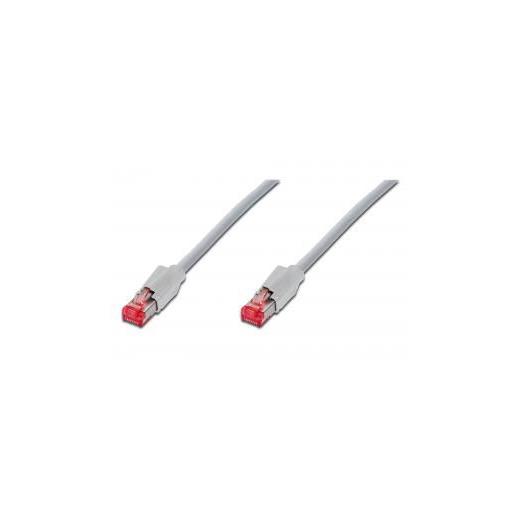 DK-1643-A-030 CAT 6A S-FTP/PIMF (Pairs in metal foil) Patch Kablosu, 3 metre, LSOH, AWG 27/7, gri renk DRAKA UC 900 SS FRNC, HIROSE TM21
