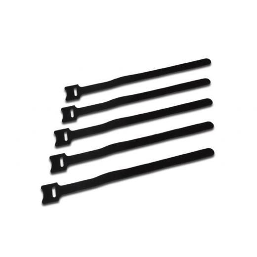 AK-770902-200-S Kablo Bağı Cırt Cırtlı, 13 x 200 mm, Paket İçeriği: 100 adet, siyah renk