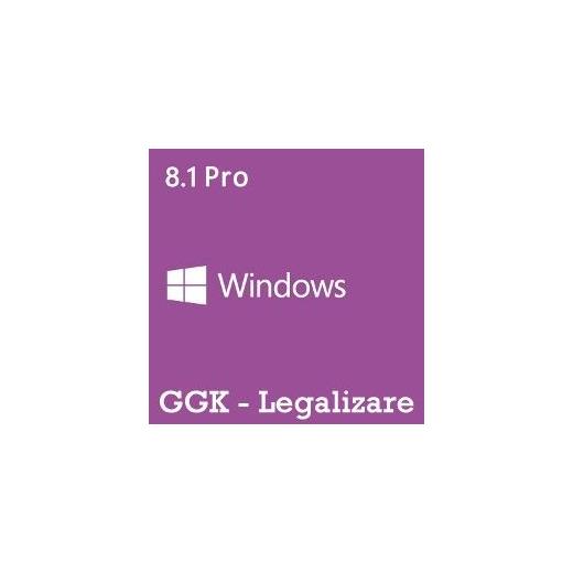 Microsoft Windows 8.1 Pro, Türkçe, 64 Bit, Get Genuine Kit (GGK)  DVD, 4YR-00157