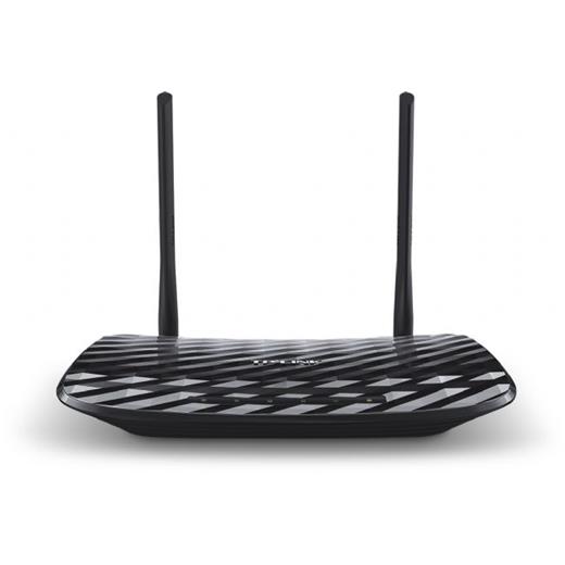 TP-Link Archer C2, AC750 (433Mbps 5GHz + 300 Mbps 2.4GHz), 4 Port, Dual Band Wireless Gigabit Router